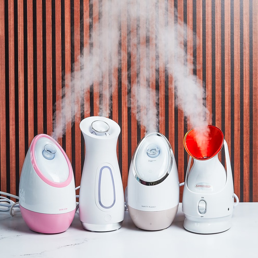 Facial steamer units